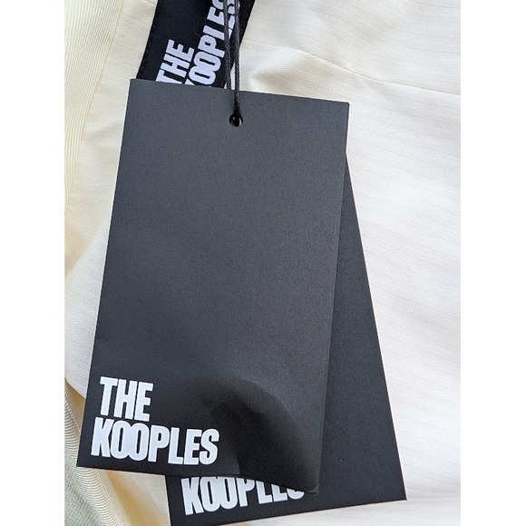 NWT The Kooples White Textured Lace Trim Vest Size FR36/US4 - Picture 11 of 12